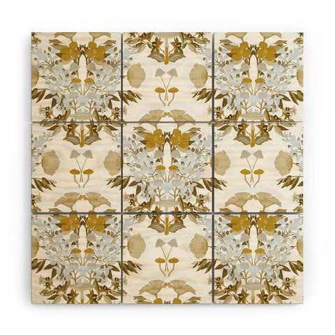 Iveta Abolina Mushroom Garden Wood Wall Mural