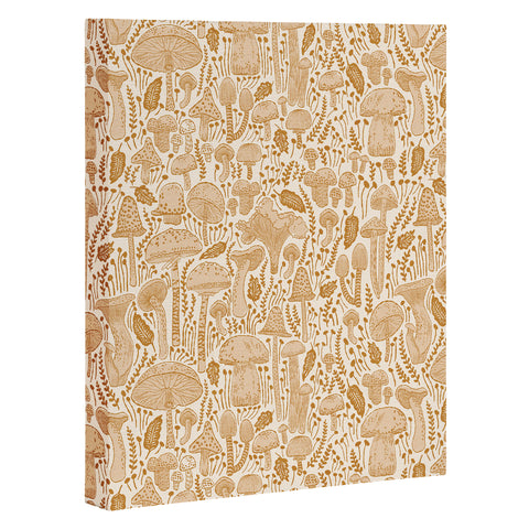 Iveta Abolina Mushrooms Cream Art Canvas