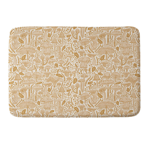 Iveta Abolina Mushrooms Cream Memory Foam Bath Mat