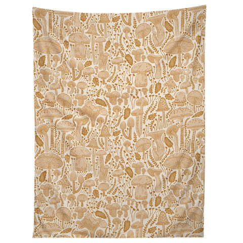 Iveta Abolina Mushrooms Cream Tapestry