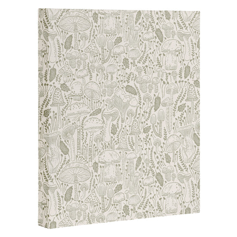 Iveta Abolina Mushrooms Sage Art Canvas
