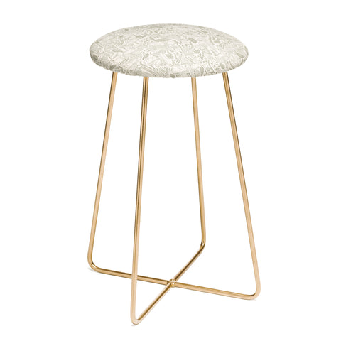 Iveta Abolina Mushrooms Sage Counter Stool