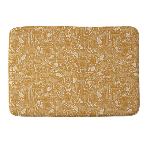Iveta Abolina Mushrooms Tawny Memory Foam Bath Mat