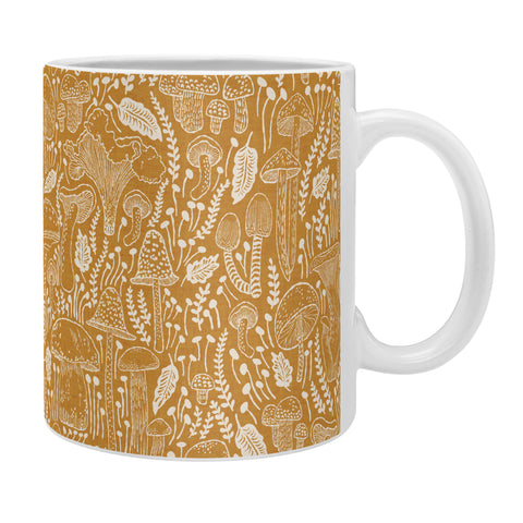 Iveta Abolina Mushrooms Tawny Coffee Mug