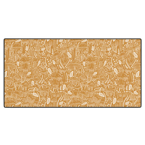 Iveta Abolina Mushrooms Tawny Desk Mat