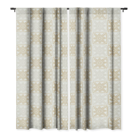 Iveta Abolina Neutral Crochet Checker Blackout Non Repeat