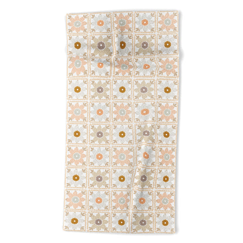 Iveta Abolina Neutral Crochet Beach Towel