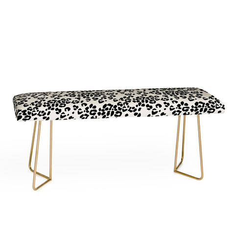 Iveta Abolina Neutral Leopard Bench