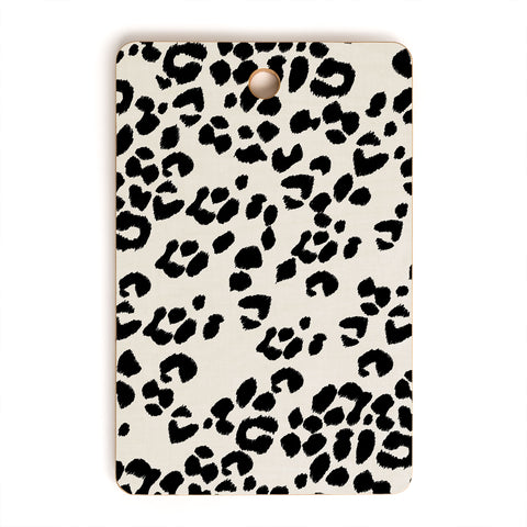 Iveta Abolina Neutral Leopard Cutting Board Rectangle