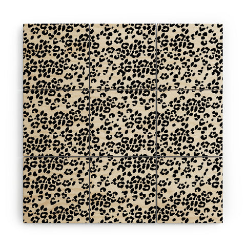 Iveta Abolina Neutral Leopard Wood Wall Mural