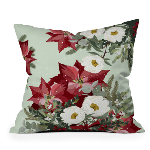 Iveta Abolina Noelle Morning Outdoor Throw Pillow