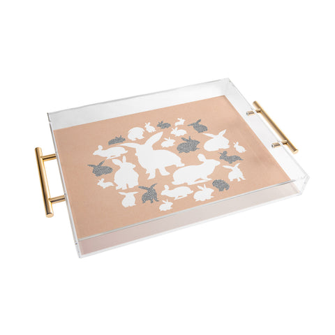 Iveta Abolina Nordic Bunny Acrylic Tray