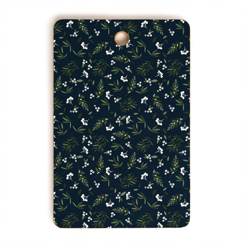 Iveta Abolina Nordic Olive Blue Cutting Board Rectangle