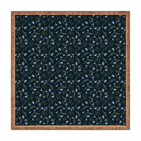 Iveta Abolina Nordic Olive Blue Square Tray