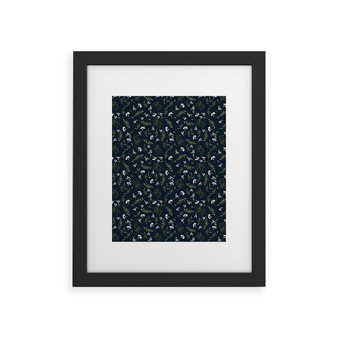 Iveta Abolina Nordic Olive Blue Framed Art Print
