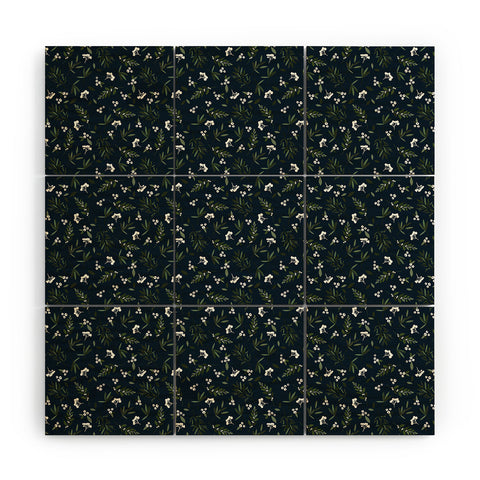 Iveta Abolina Nordic Olive Blue Wood Wall Mural