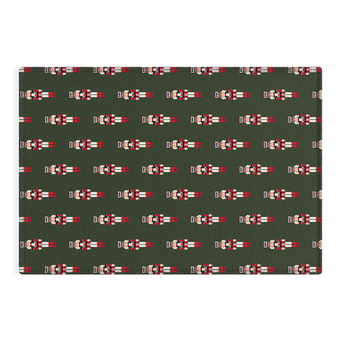 Iveta Abolina Nutcrackers Green Outdoor Rug