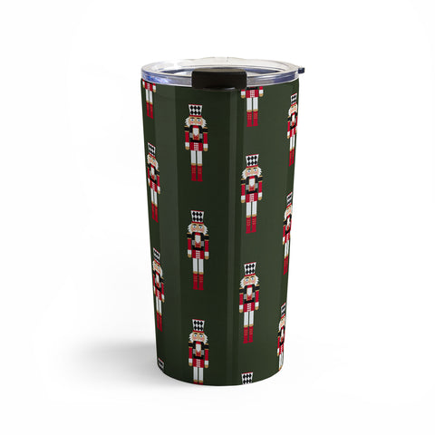 Iveta Abolina Nutcrackers Green Travel Mug