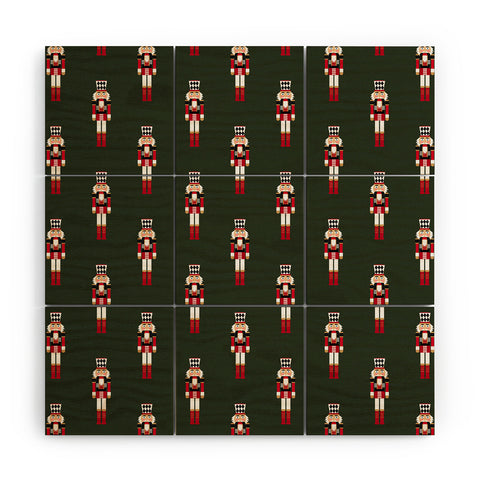Iveta Abolina Nutcrackers Green Wood Wall Mural