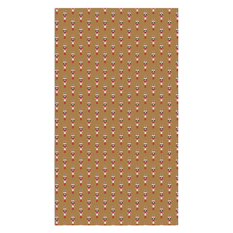 Iveta Abolina Nutcrackers Mustard Tablecloth
