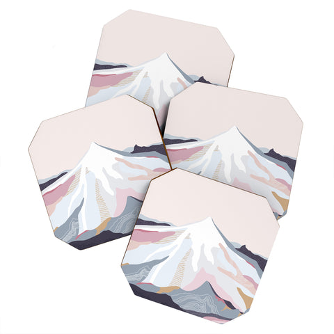 Iveta Abolina Off the Grid Purple Coaster Set