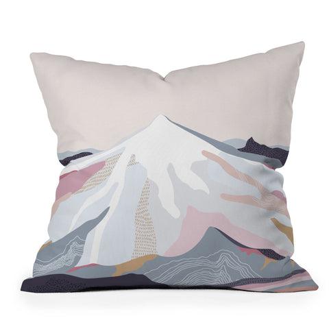 Iveta Abolina Off the Grid Purple Outdoor Throw Pillow