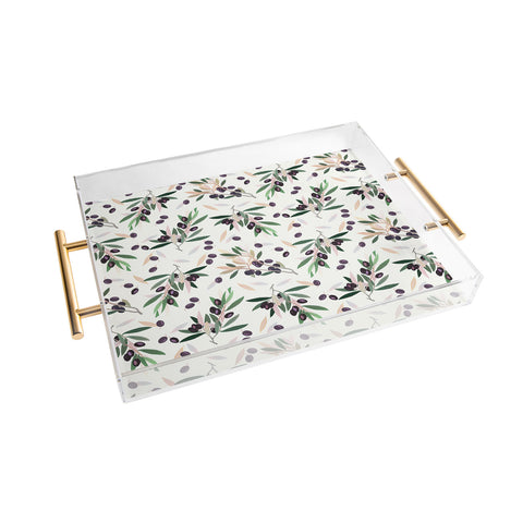 Iveta Abolina Olivia Sprig Acrylic Tray
