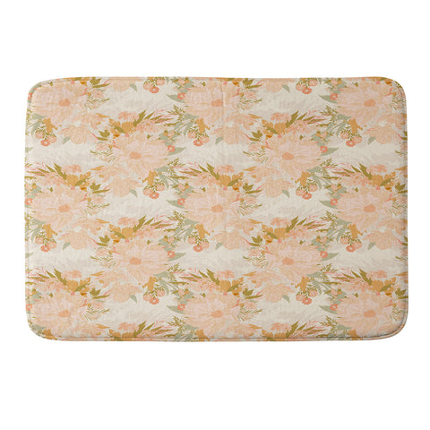 Iveta Abolina Orlando Bloom Cream Memory Foam Bath Mat