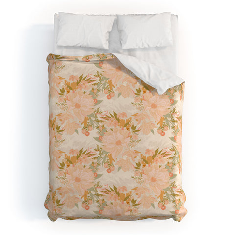 Iveta Abolina Orlando Bloom Cream Duvet Cover