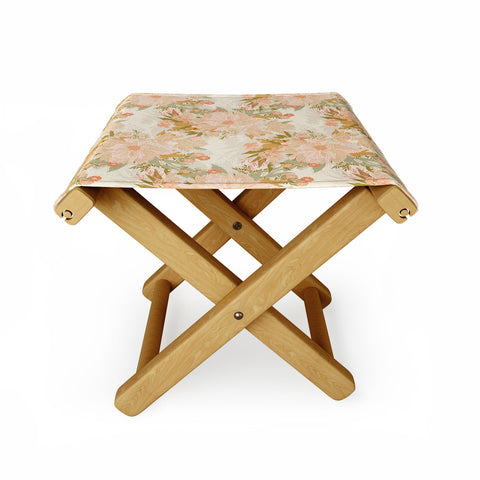 Iveta Abolina Orlando Bloom Cream Folding Stool