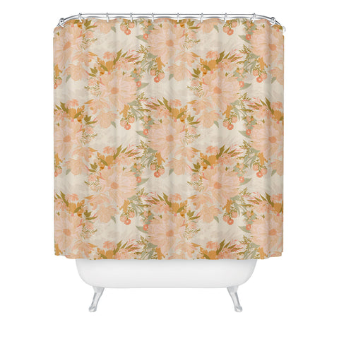 Iveta Abolina Orlando Bloom Cream Shower Curtain