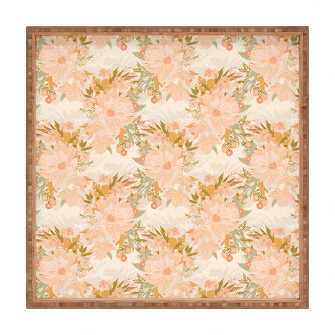 Iveta Abolina Orlando Bloom Cream Square Tray