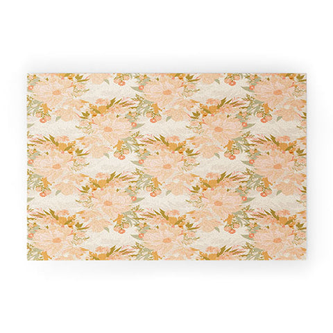 Iveta Abolina Orlando Bloom Cream Welcome Mat