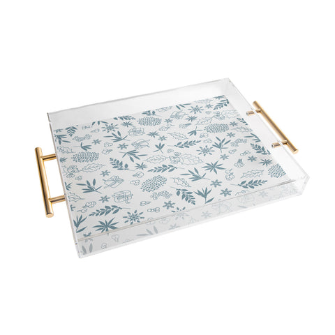 Iveta Abolina Oslo Winter Frost Acrylic Tray