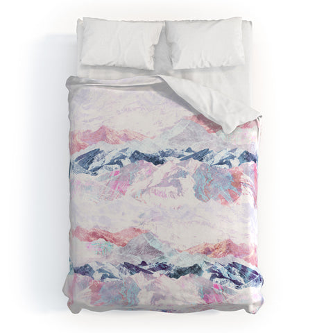 Iveta Abolina Painted Rockies Duvet Cover