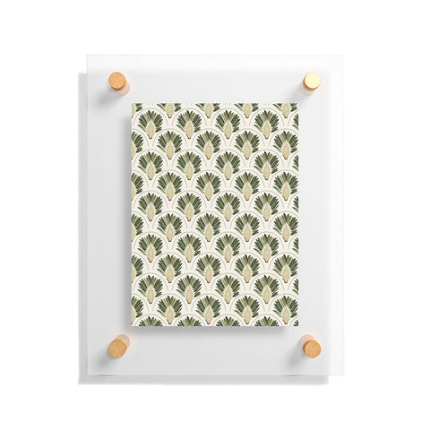 Iveta Abolina Palm Cream Floating Acrylic Print