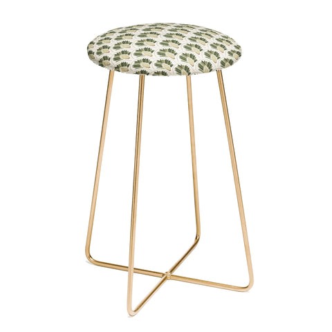 Iveta Abolina Palm Cream Counter Stool