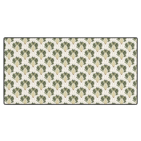 Iveta Abolina Palm Cream Desk Mat
