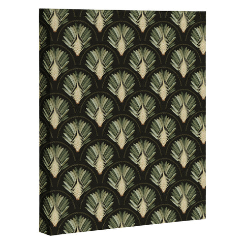 Iveta Abolina Palm Deep Green Art Canvas