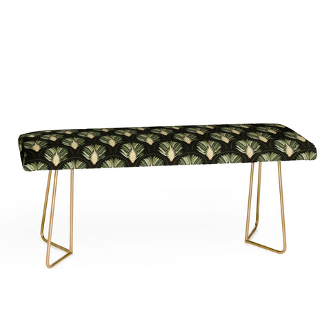 Iveta Abolina Palm Deep Green Bench