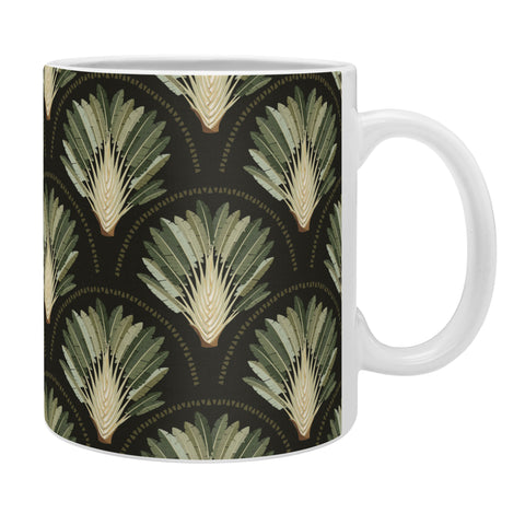 Iveta Abolina Palm Deep Green Coffee Mug