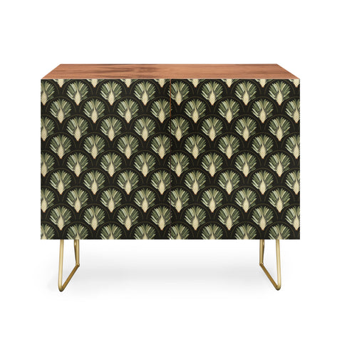 Iveta Abolina Palm Deep Green Credenza