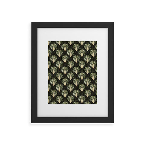 Iveta Abolina Palm Deep Green Framed Art Print