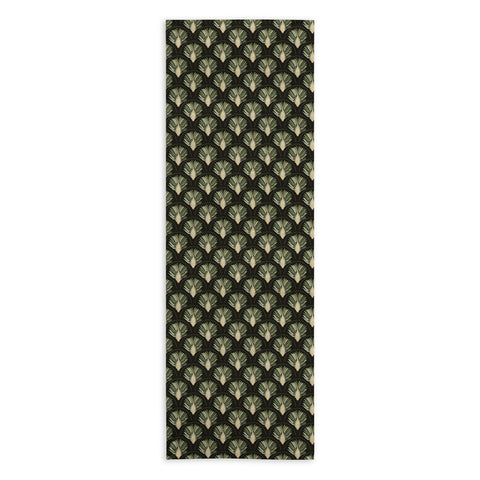 Iveta Abolina Palm Deep Green Yoga Towel