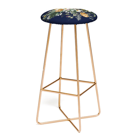 Iveta Abolina Paloma Blue Night Bar Stool