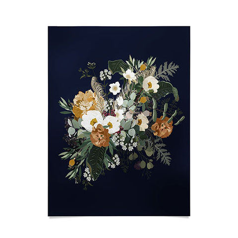 Iveta Abolina Paloma Blue Night Poster