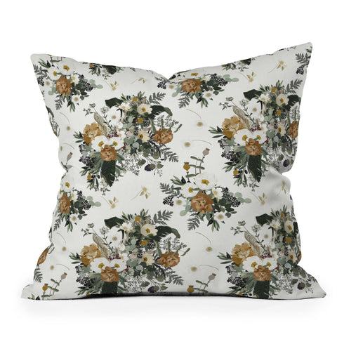 Iveta Abolina Paloma Cream Outdoor Throw Pillow
