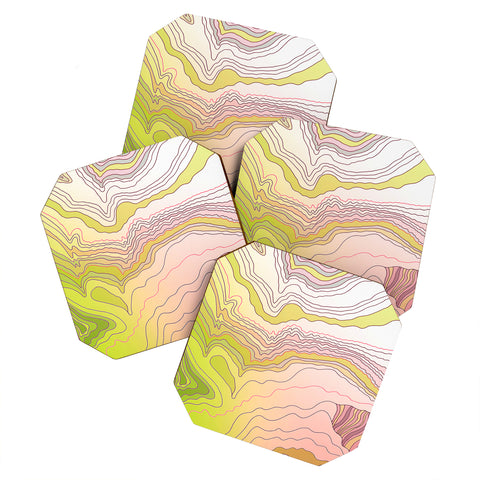 Iveta Abolina Papaya Boat Coaster Set