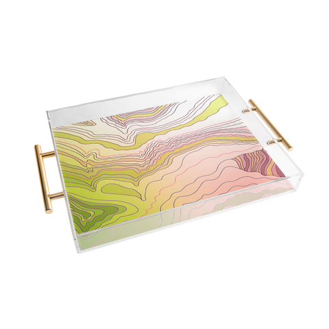 Iveta Abolina Papaya Boat Acrylic Tray