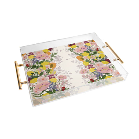 Iveta Abolina Papaya Prosecco Acrylic Tray